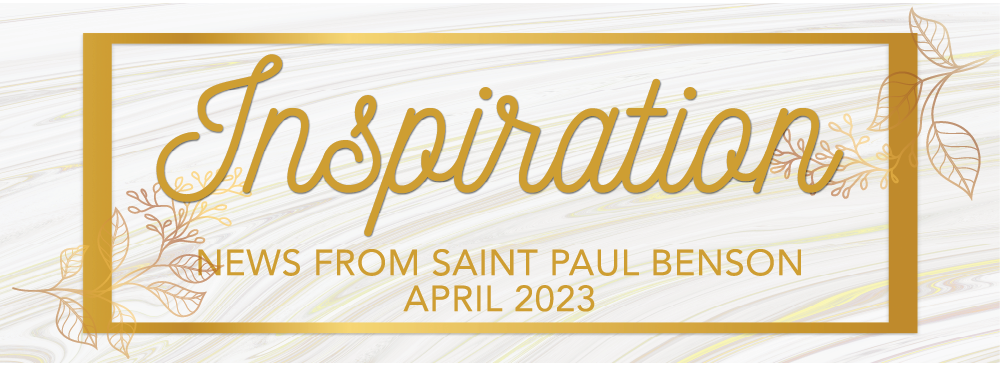 More to April than Easter . . . Check out this Month’s Inspiration!