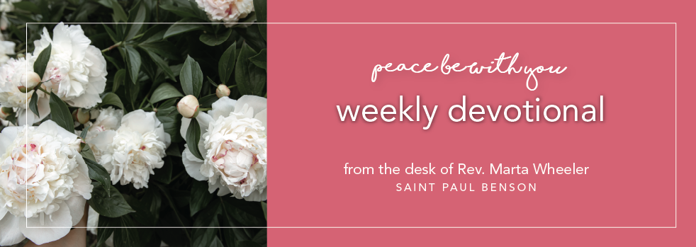 Weekly Devotional–A Small Piece of Heaven