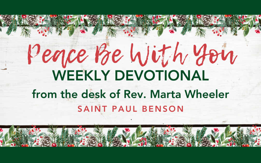 Weekly devotional–Advent Song Tuning